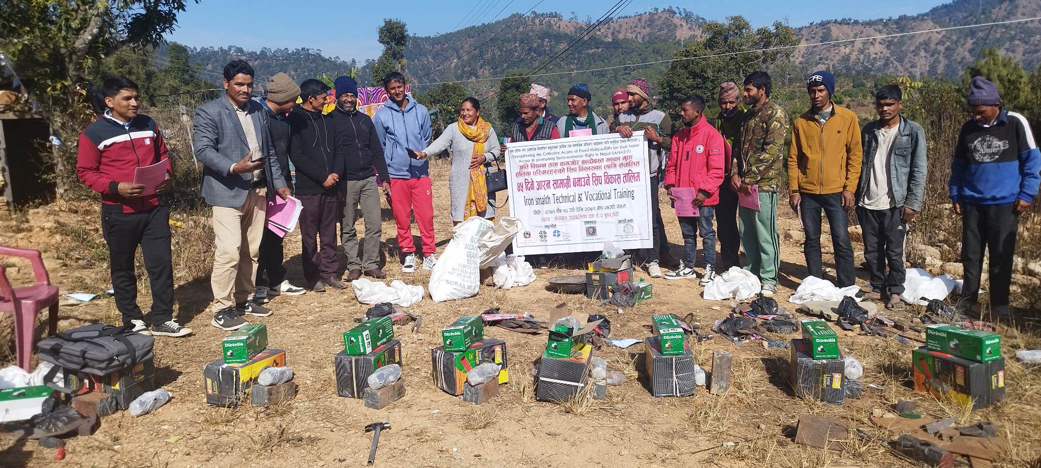 डोटीको जोरायलमा मुक्त हलियाको सिप बिकासका लागि आरन सामाग्रि बनाउने सिप बिकास&hellip;