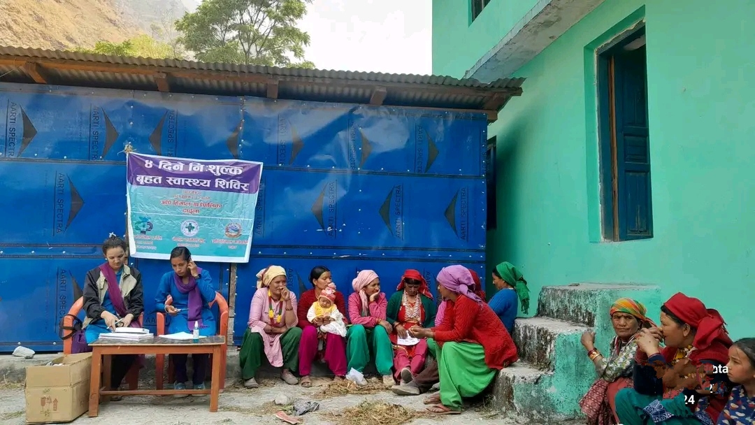 दार्चुलाको अपिहिमालमा ४ दिने नि:शुल्क स्वास्थ्य शिविर सञ्चालनमा 
