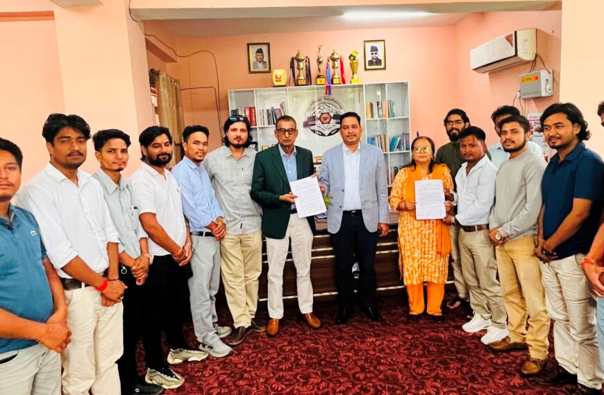 सुदूरपश्चिम विश्वविद्यालयलाई स्ववियु अध्यक्षहरुले बुझाए २५ बुँदे संयुक्त ज्ञापनपत्र